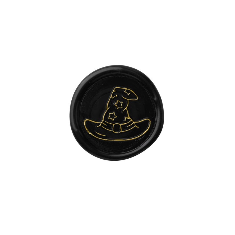 Yoption Black Sealing Wax Beads, Yoption 300 Pcs Octagon Wax Seal Beads Kit with 2 Melting Spoon and 4 Candles for Wedding Invitation Envelopes Gift Wrapping (Black) - Image 5